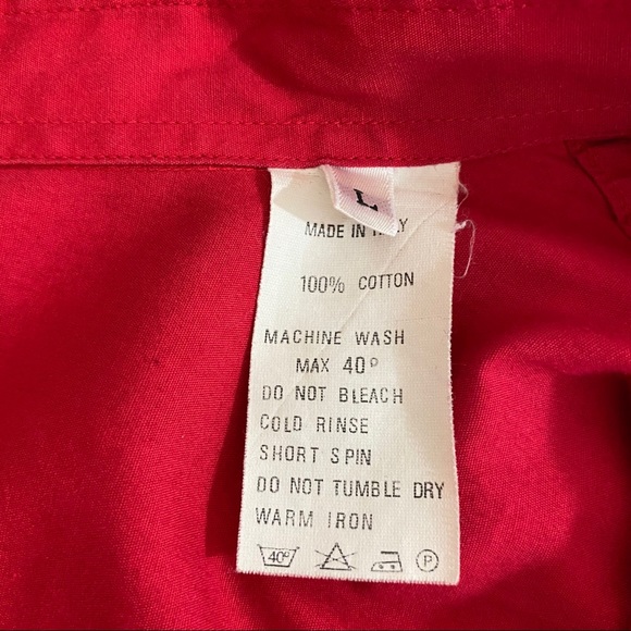 Vintage Versace Men's Size L Button Front Shirt - Picture 5 of 10